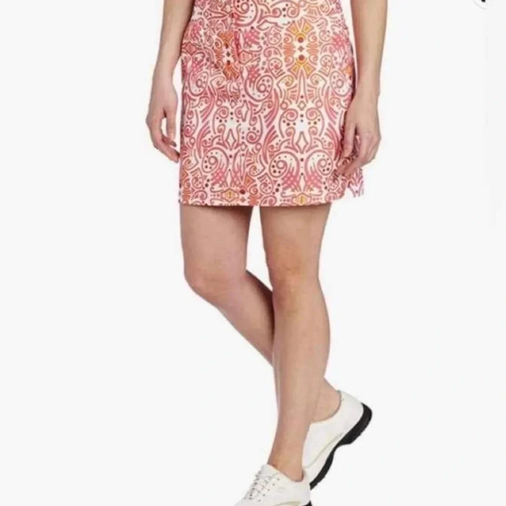 Adidas ClimaCool  Orange & Pink Athletic Skort Size 16